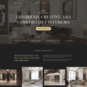 Website design and development for Architect and interior designers in Dubai, UAE