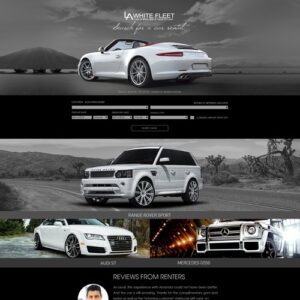 Website Design and Development for rent a car company in Dubai, Agency