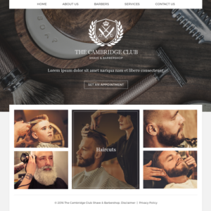 Website Design and Development for Salon and Barber in Dubai