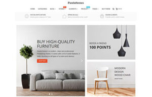 web design for home furniture retailer